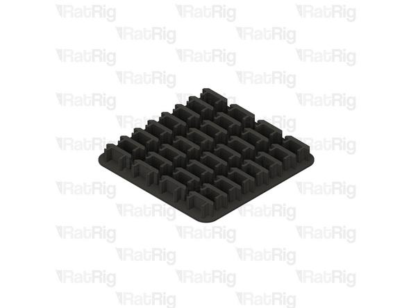 Due to their small size, the vc4_wire_clips are provided on a printed raft and must be carefully separated before use