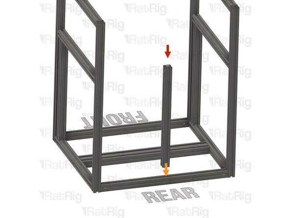 T-Slot 3030 Milled Extrusion - 440mm with Quick Connectors from step 9
