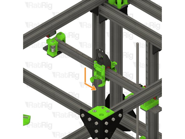 Remove the x-axis assembly from the V-Core 3 and set it aside until Step 30