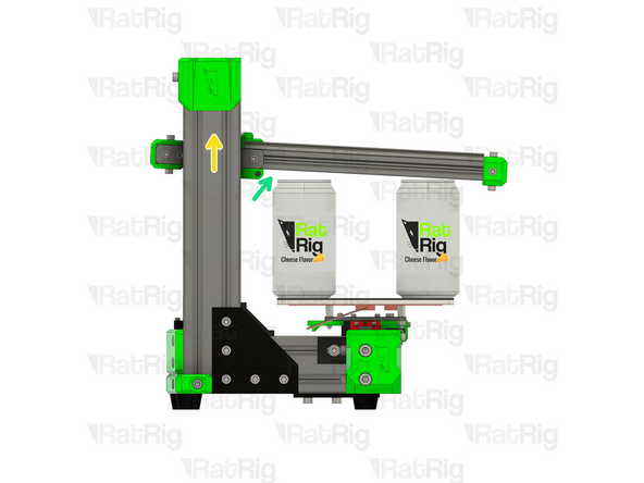 If the X-axis is lowered too far, the gap on the right soda can will increase