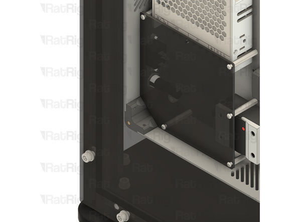 Be careful not to trap or pinch any cables when installing the AC cover