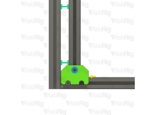Install the Frame Jig onto the assembly as shown