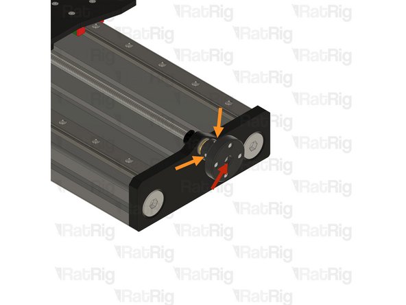 Ensure the lead screw surface is roughly 1-2mm inside the jog wheel