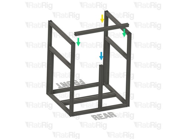 Align the Quick Connector T-Nut Pin with the bottom extrusion slot and insert it