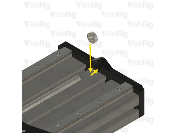 Gently tighten the screws on the second POM block while rotating the lead screw by hand. Monitor the resistance carefully—as soon as you feel any increase in resistance, stop tightening. Avoid over-tightening, as this could introduce unnecessary drag to the system.