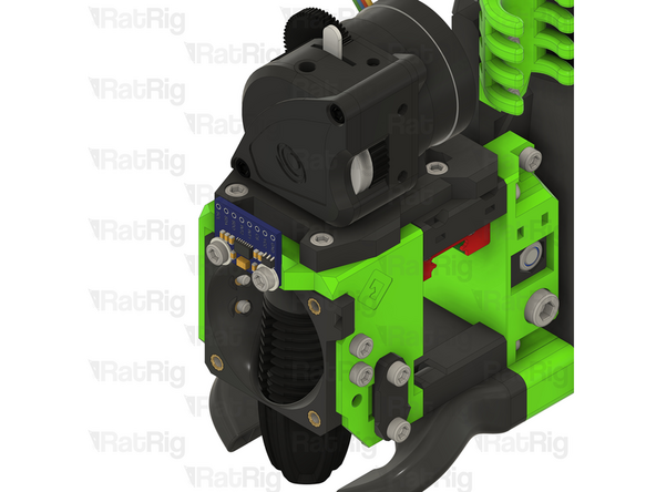 Align the ADXL module with the two holes in the EVA assembly