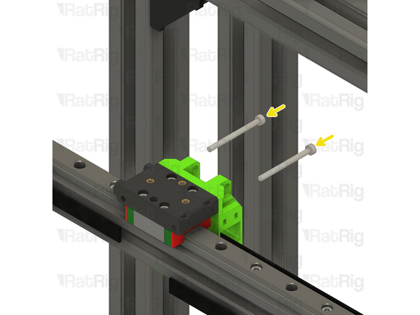 Position the EVA3 back assembly as shown