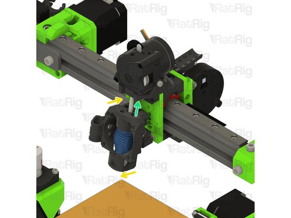 Hot end assembly from Step 10