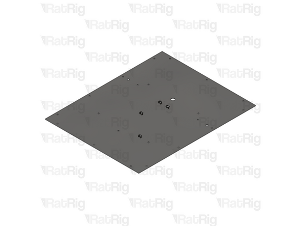 Orient the panel as shown, making sure the bottom offset hole is to the right