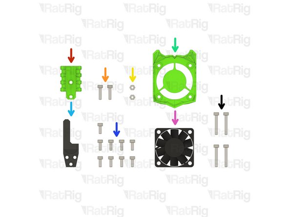 1x EVA3 cable_guide Printed Part