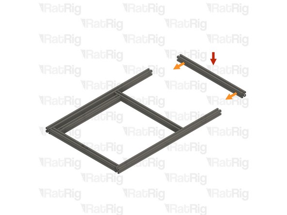 T-Slot 3030 Milled Extrusion - 475mm with Quick Connectors from step 9