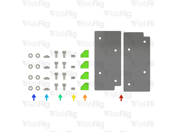 The rear shelf printed parts were replaced with CNC cut panels in the original kit, since February 2024. Except for the V-Core 3.1 200, as the panel is much smaller.