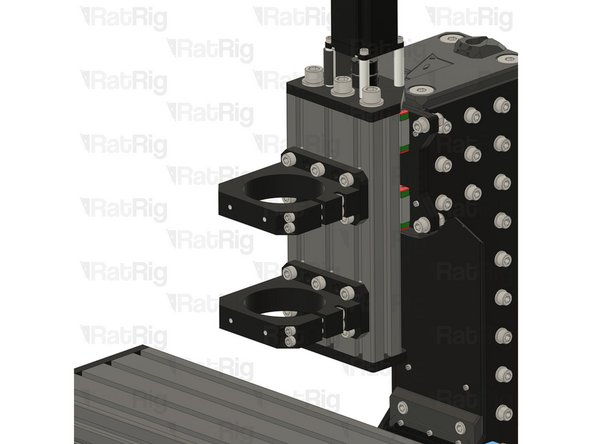 Mount the Spindle mount assembly on to the Z-Axis