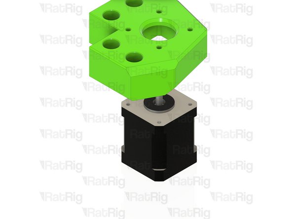 Set the NEMA17 stepper motor aside for the V-Core 3.1 assembly guide