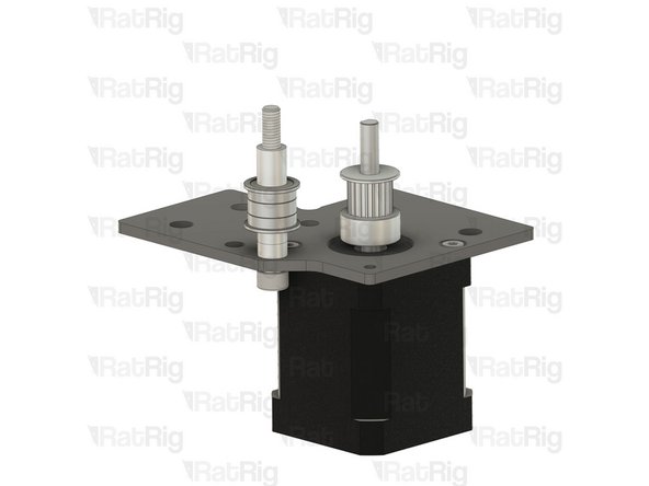 Install the following components in the order shown in the image: