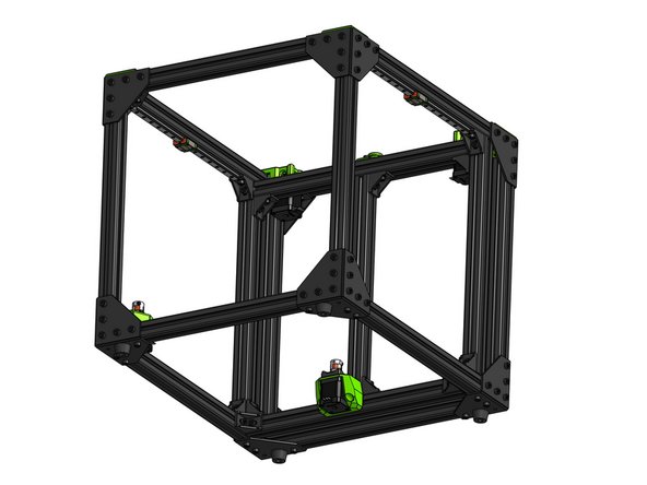 Attach the Y MGN 12 rails on both sides of the printer