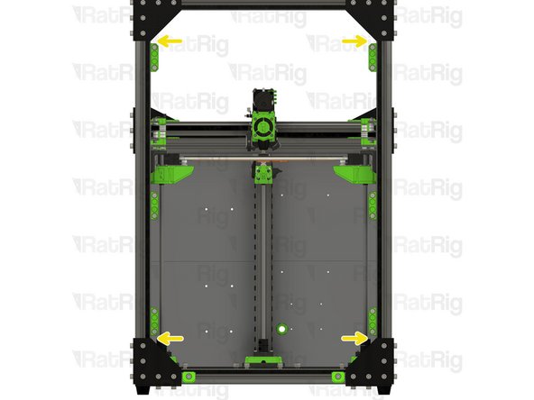 Position each magnet mount assembly as shown