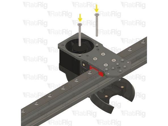 2x M3x35 Countersink Screw