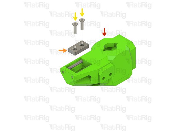 Rear bed arm assembly