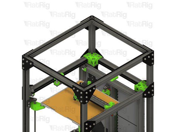 Following the instructions in the previous step, apply the foam tape around the top extrusions as well