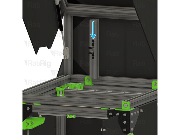 Check that the grub screws on the inside corners are retracted to allow installation into the 3030 extrusion.