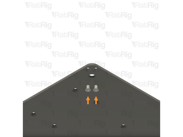 2x M3x6 Countersink Screw