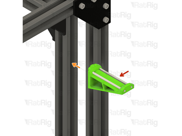 Spool holder assembly from Step 3