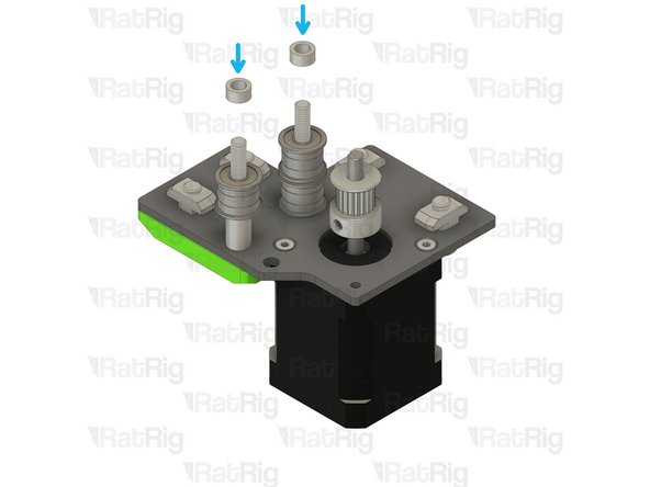 F695ZZ Ball Bearing (Flange at the bottom)