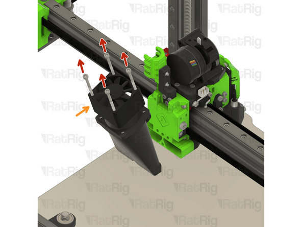 Remove the four M3x35 Cap Head Screws