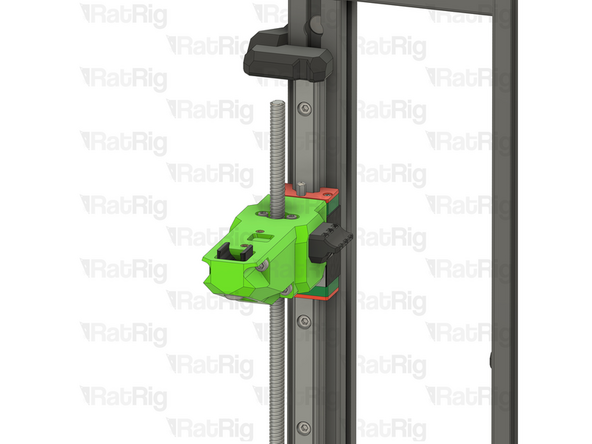 Install the rear arm through the rear bed arm and decoupler