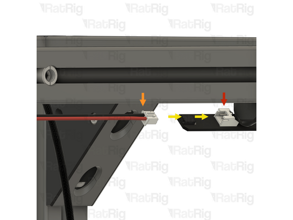 Rat Rig V-Core 4.0 LED strip assembly - Left side