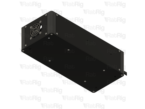 Align the holes in the PSU mounts with the holes in the bottom panel