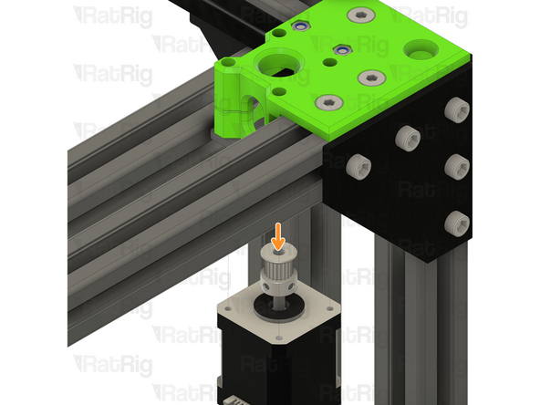 Remove the Stepper motor