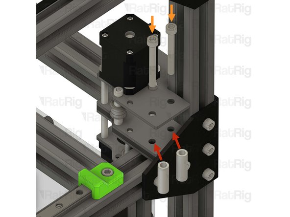 2x Aluminium spacer 6x10x30mm