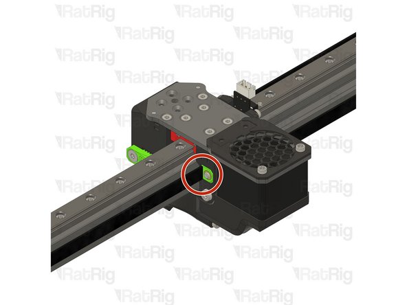 Repear Step 51 and install the top belt tensioner