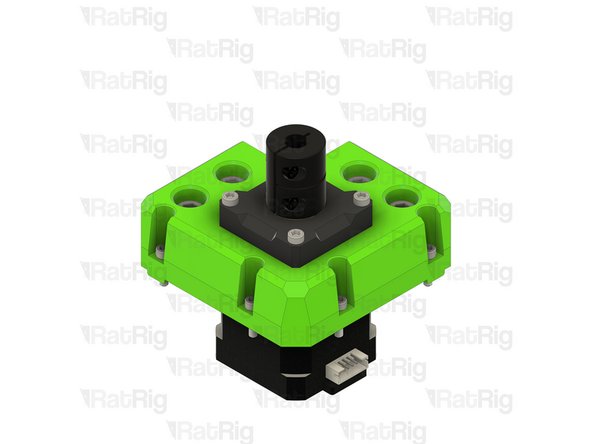 Insert each M3x12 cap head screw into the lead screw motor mount as shown