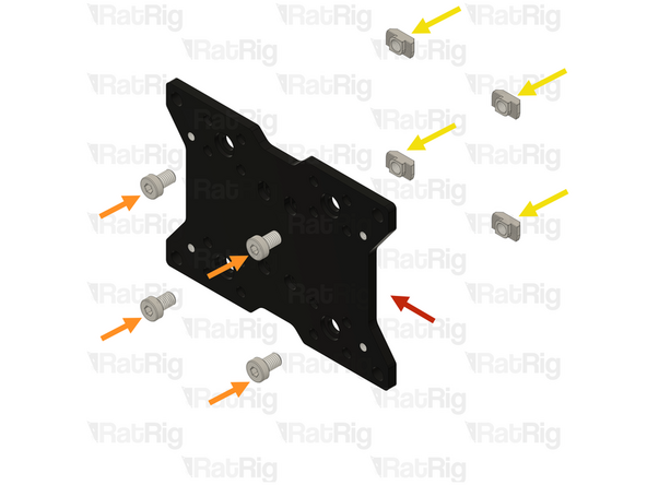 4x M8x12 Low Head Screws