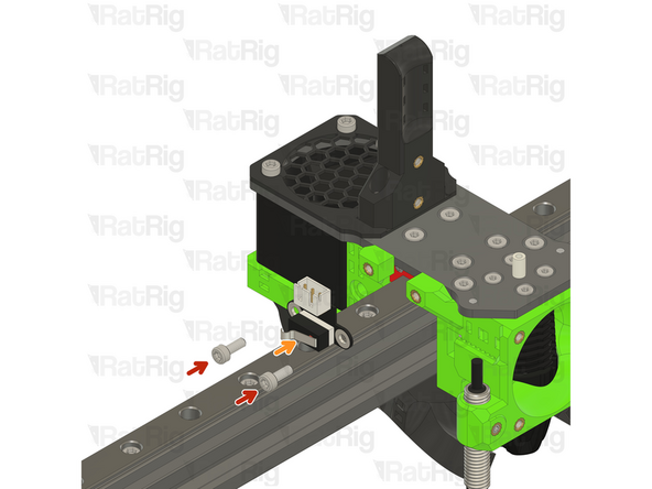 2x M3x8 Cap Head Screw