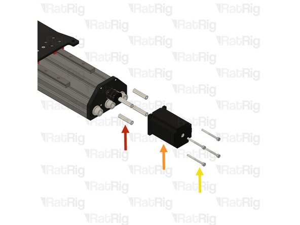 4x 40mm Aluminium Spacer