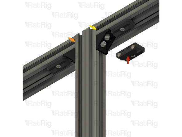 2x Frame magnetic latch assemblies from Step 27