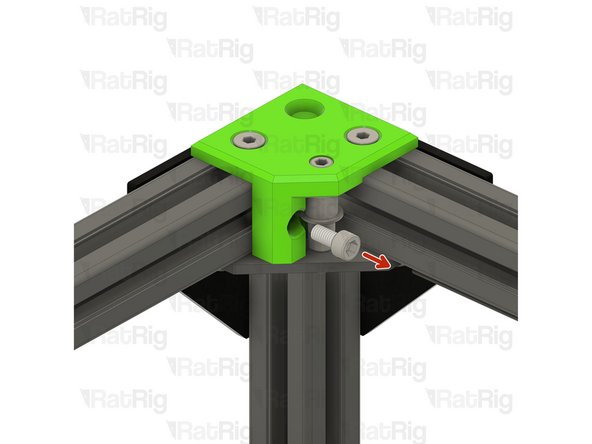 Remove the marked M6x12 screw