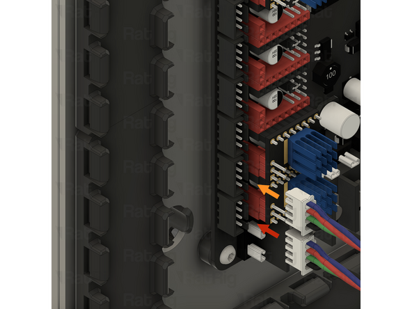 Left CoreXY stepper motor cable