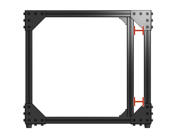 You will need to loosen the corner brackets in the top of the inner frame