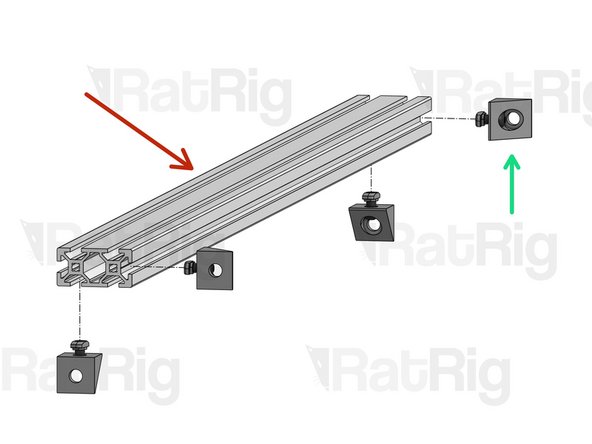 X 2040 Profile (it has the same length as the X Axis C-Beam)