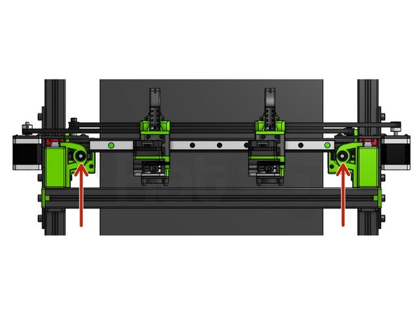 You can look directly down through the holes on the Z Tops to make sure the Lead screws are perfectly straight.