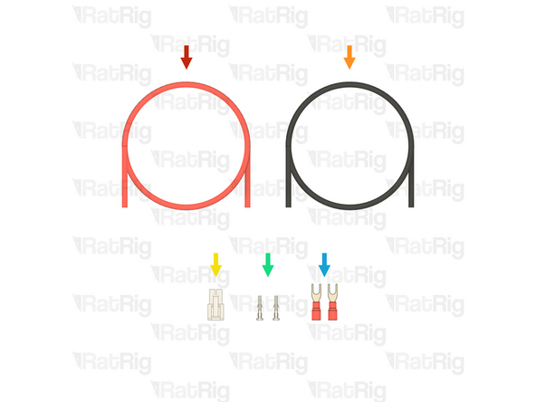 1500mm - Wire - DC Power - 18AWG RED (SKU: HW3901EC)