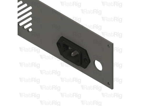 1x IEC Socket - Schurter 6100.3200