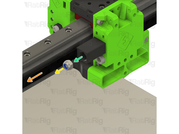 Pull the belt to help remove the CoreXY belt grabber