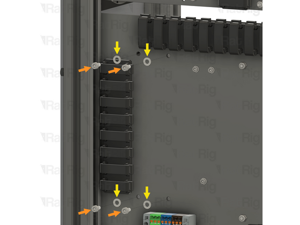 4x M4x8 cap head screw