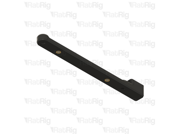 Install an M3 heat insert into each of the marked holes